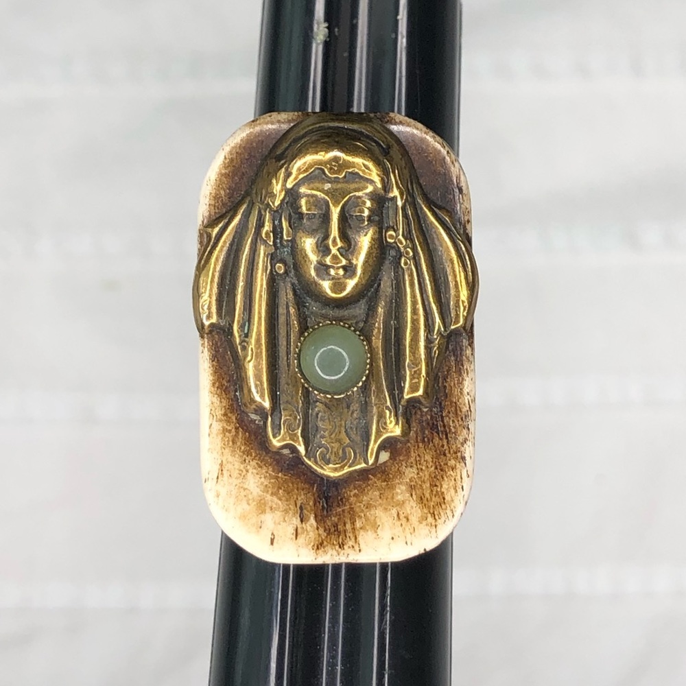 Vintage Jan Michaels Fortune Teller Gypsy Ring